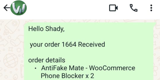 Instant Order Notification